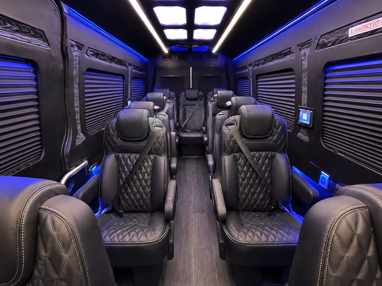 18 passenger sprinter van inside