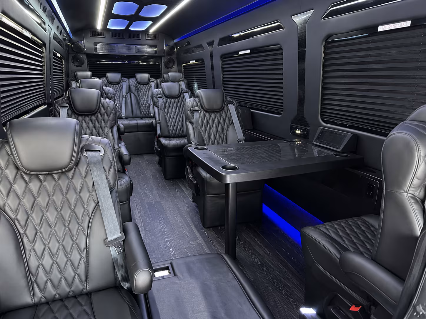20 passenger sprinter van inside