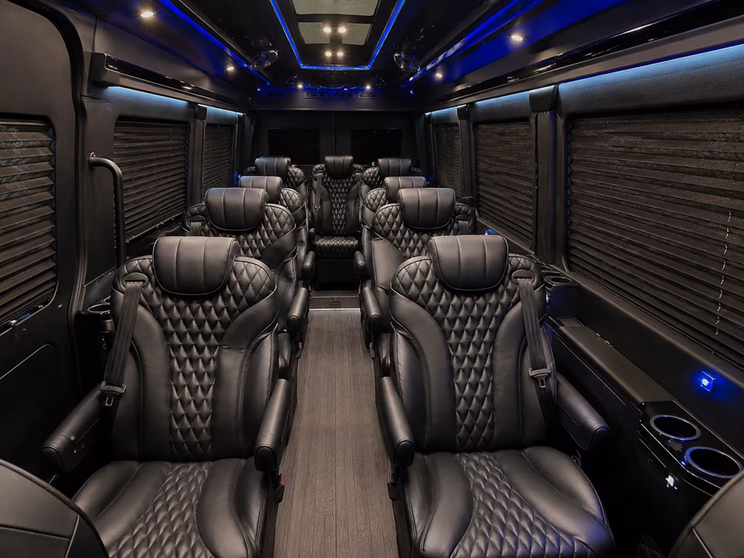 west covina 10 passenger sprinter van inside