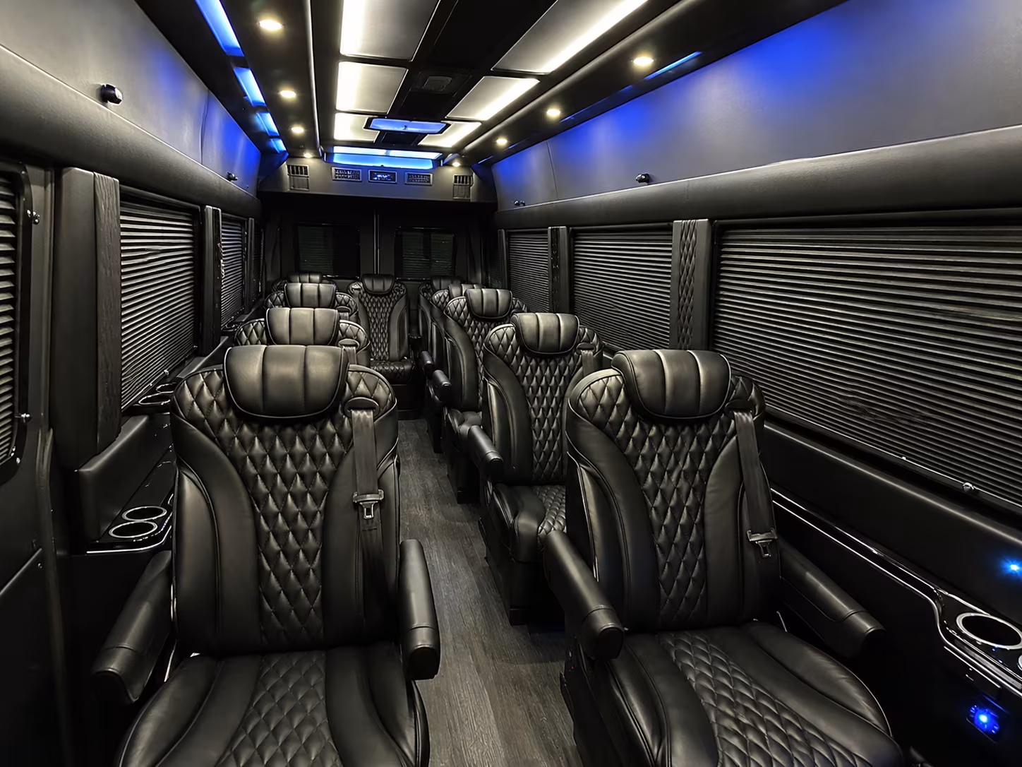 west covina 8 passenger sprinter van inside
