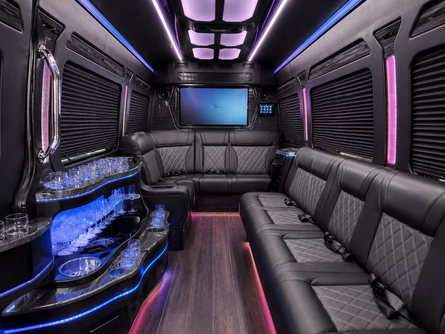west covina sprinter limousine inside